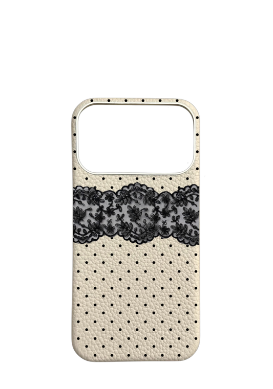 Creamy Togo Strapless - Polka Noir