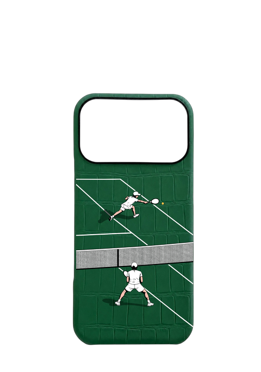 Green Embossed Crocodile Strapless- Tennis