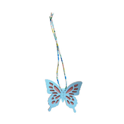 Butterfly Leather Charm