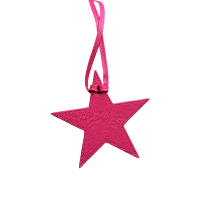Star Leather Charm