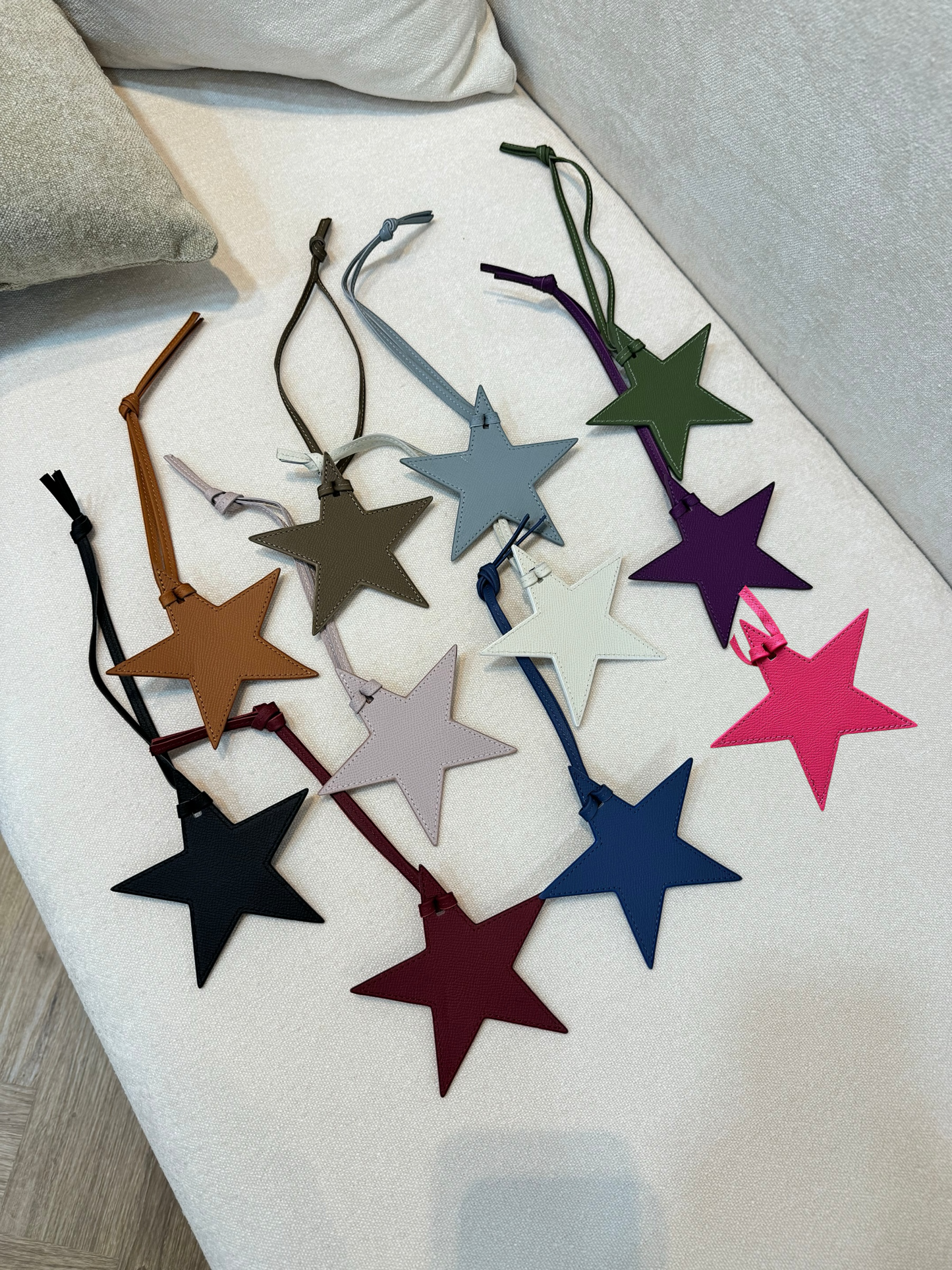 Star Leather Charm