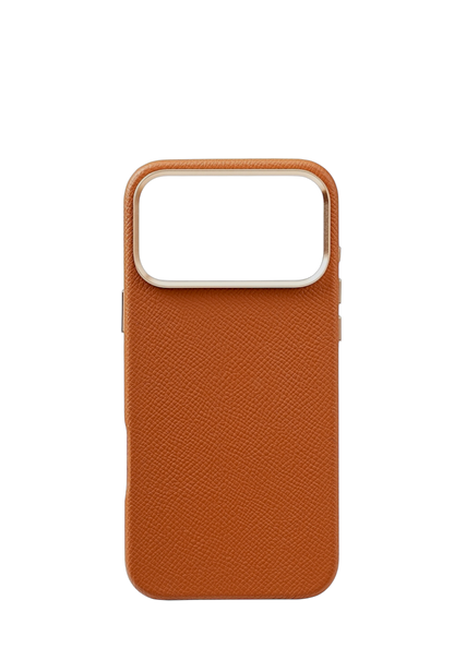 Brown Epsom Leather Strapless Case