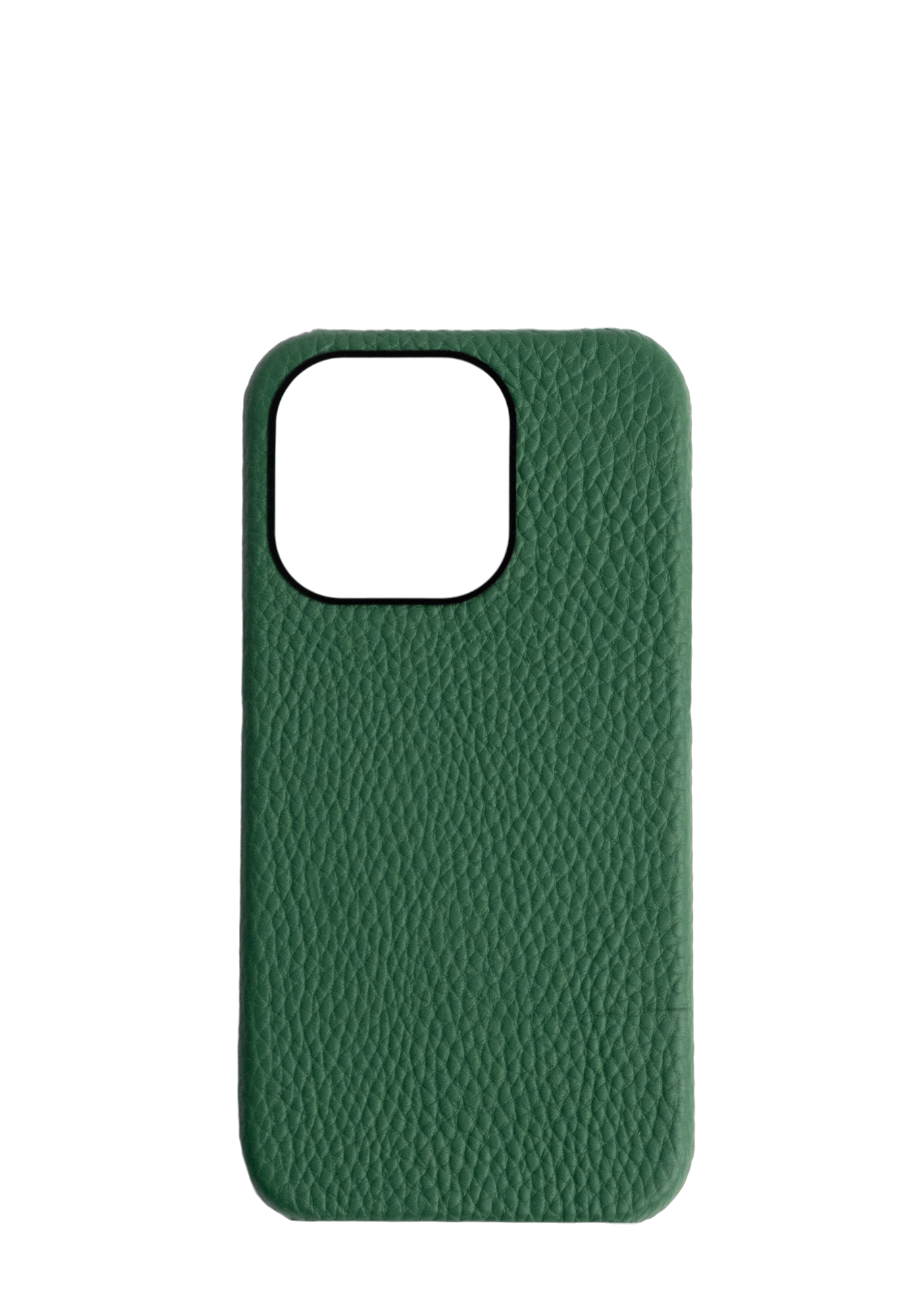 Green Togo leather Strapless Case