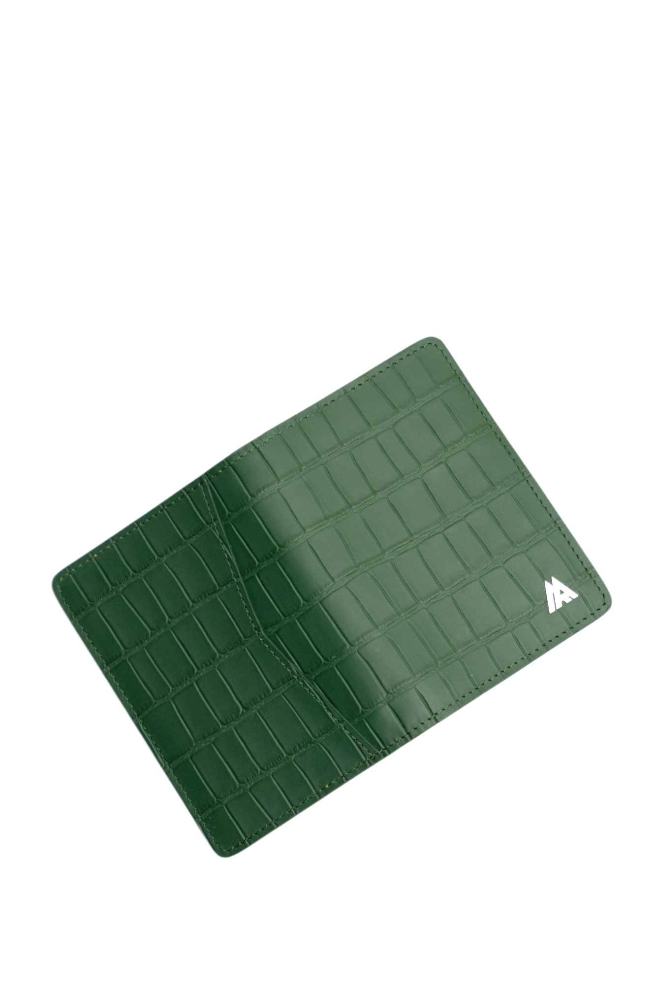 Green Embossed Crocodile Wallet