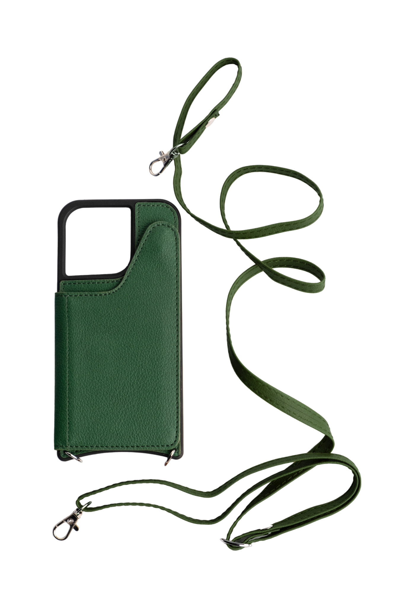 Green Cross-Body Mirror Case