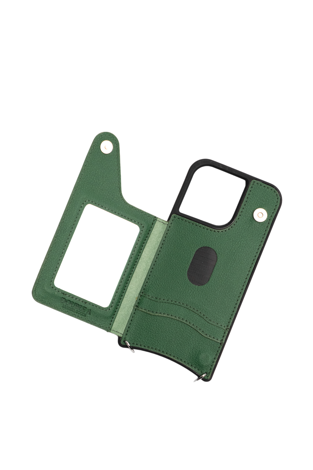 Green Cross-Body Mirror Case