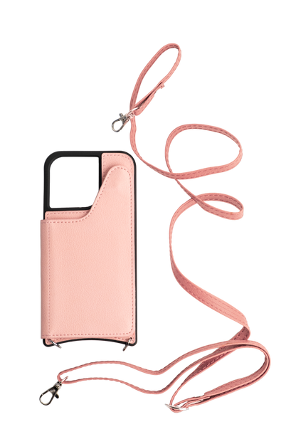 Pink Cross-Body Mirror Case