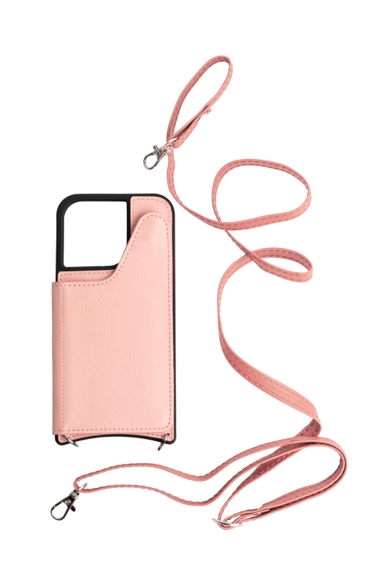 Pink Cross-Body Mirror Case