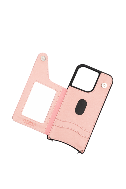 Pink Cross-Body Mirror Case