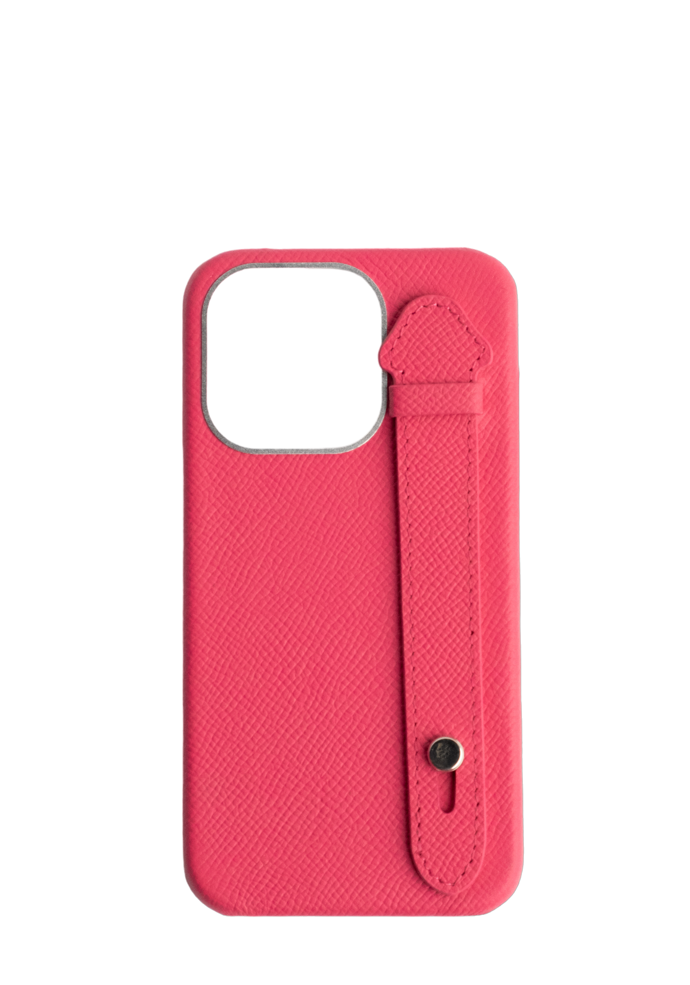 Fuchsia Epsom Leather Strap Case