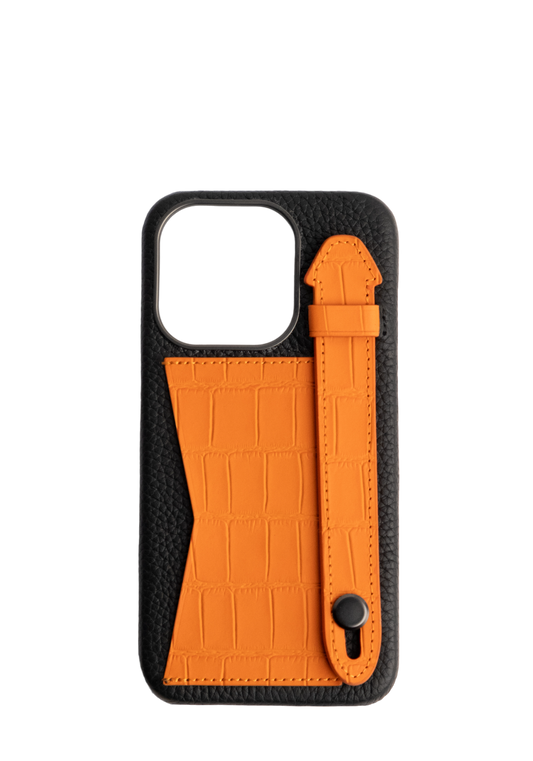 Orange Strap And Pocket Case