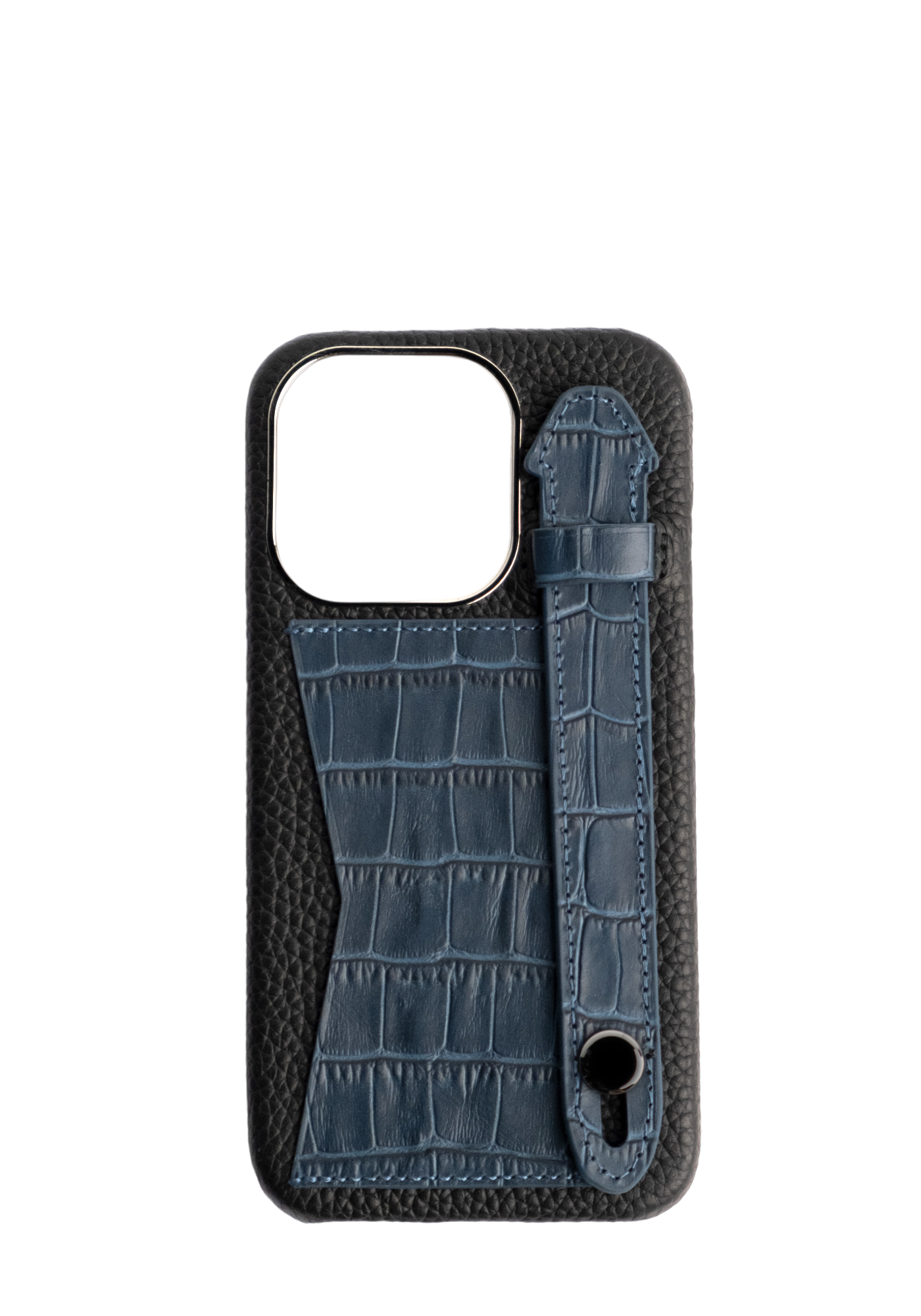 Dark Navy Strap And Pocket Case