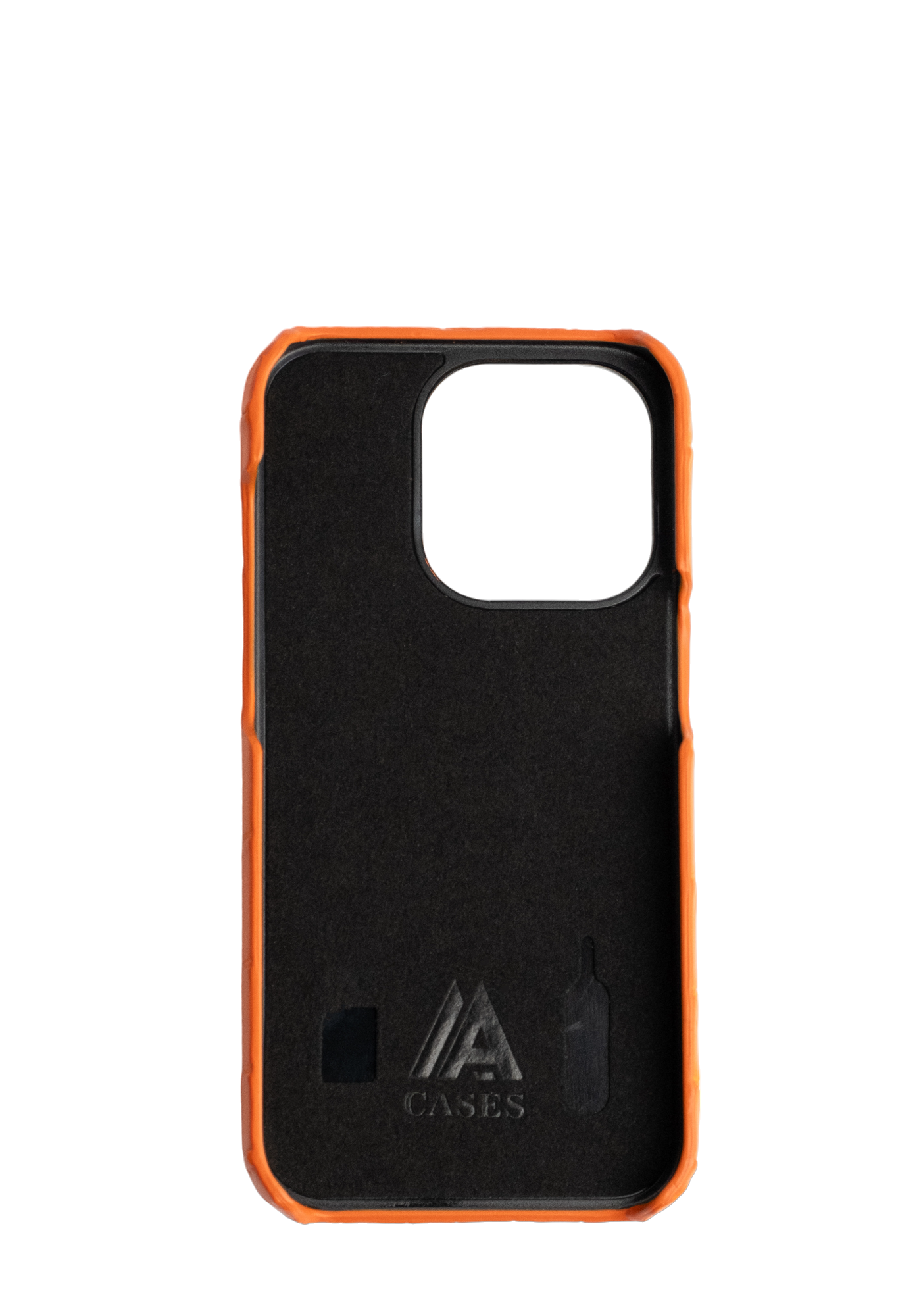 Orange Genuine Crocodile Strap Case