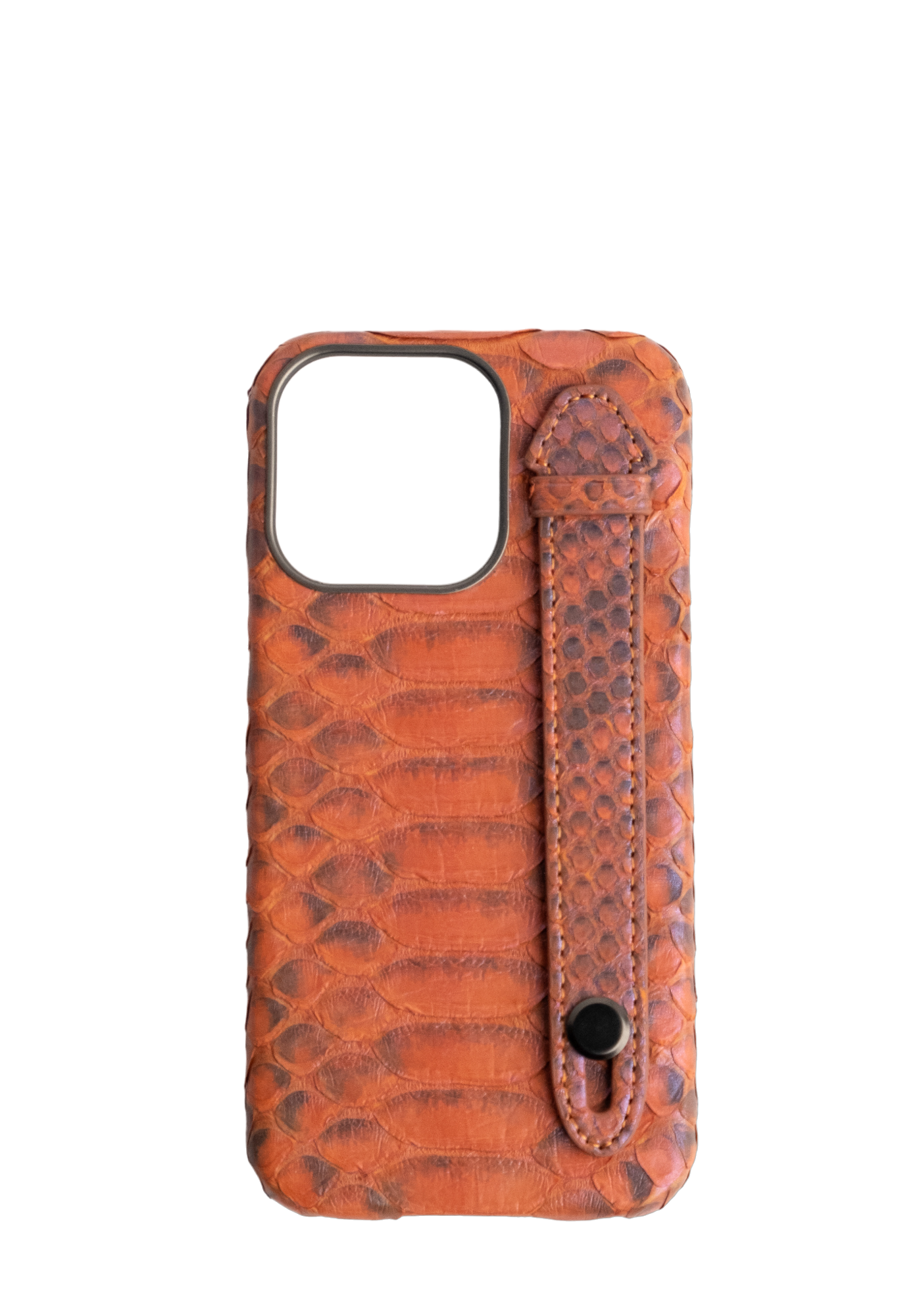 Orange Python Strap Case