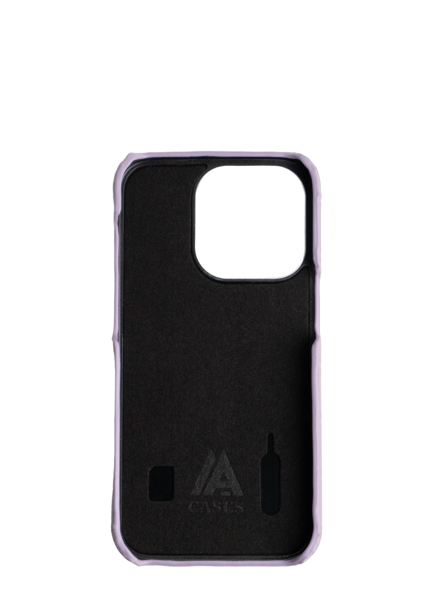 Lilac Embossed Crocodile Strapless Case