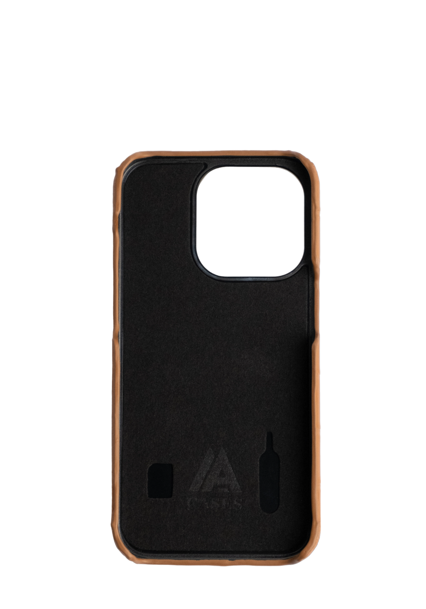 Brown Middle Strap Phone Case