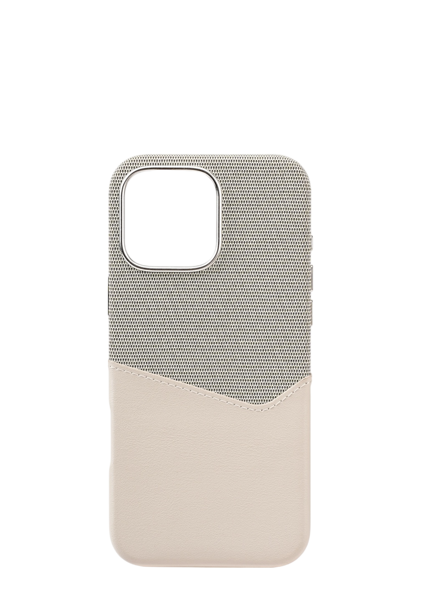 Creamy / Grey Pocket Case