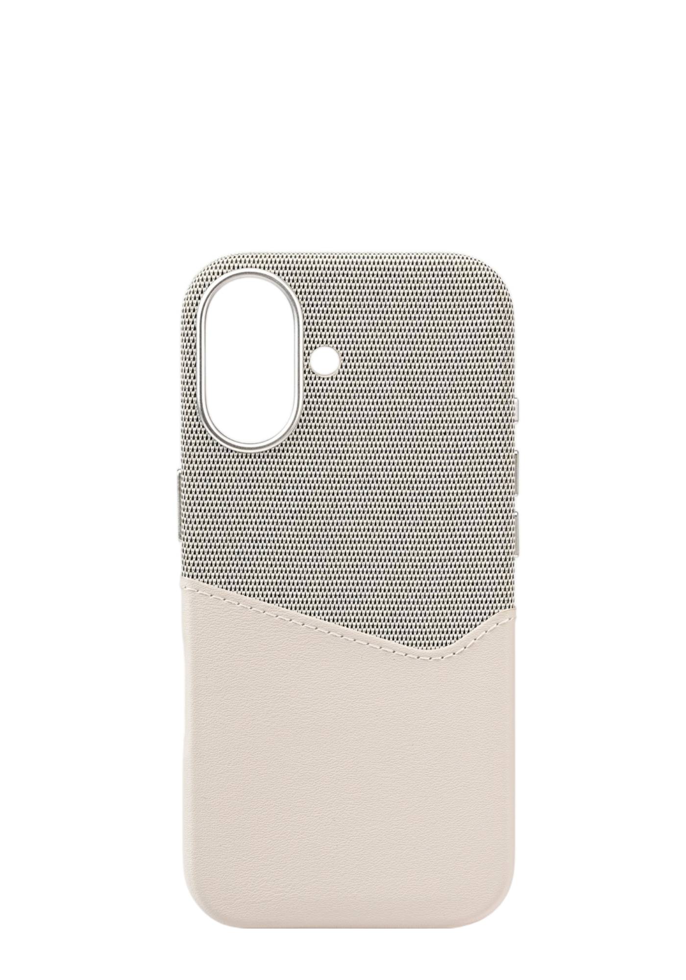 Creamy / Grey Pocket Case