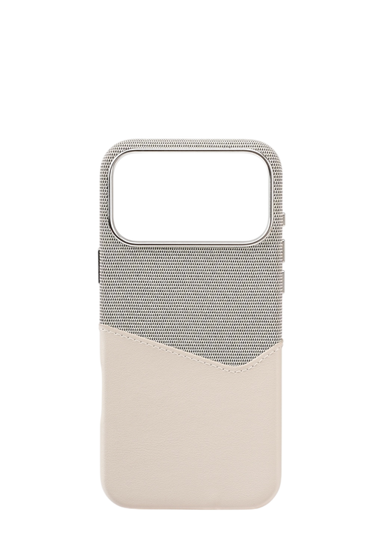 Creamy / Grey Pocket Case