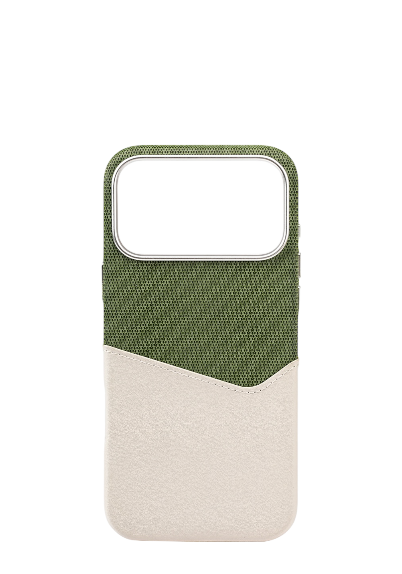 White / Green Pocket Case