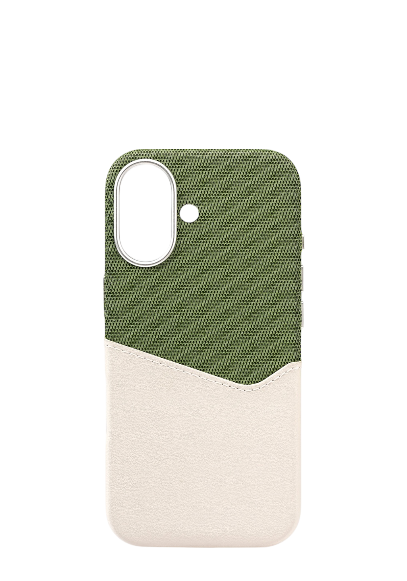 White / Green Pocket Case