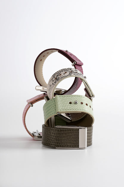 DKN Exclusive – Olive Green Lizard Whoop 5.0 & MG Strap