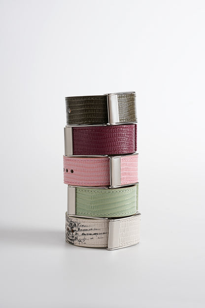 DKN Exclusive – Olive Green Lizard Whoop 5.0 & MG Strap