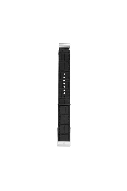 Black Embossed Crocodile Whoop 5.0 & MG Strap