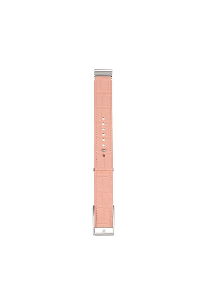 Pink Embossed Crocodile Whoop 5.0 & MG Strap