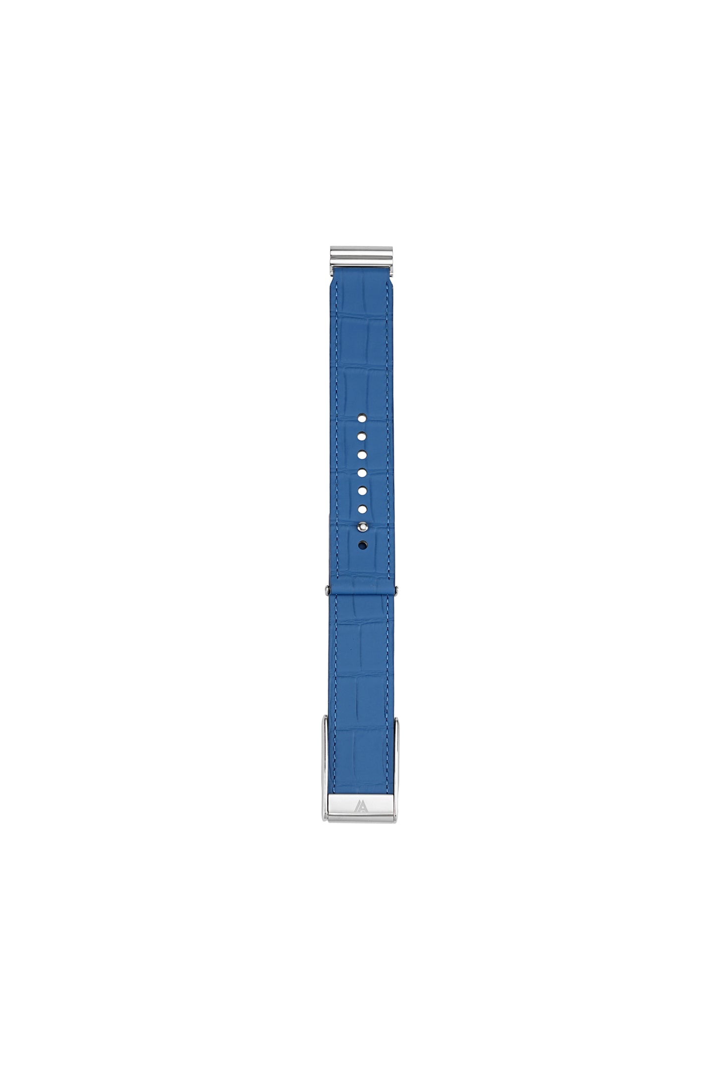Blue Embossed Crocodile Whoop 5.0 & MG Strap