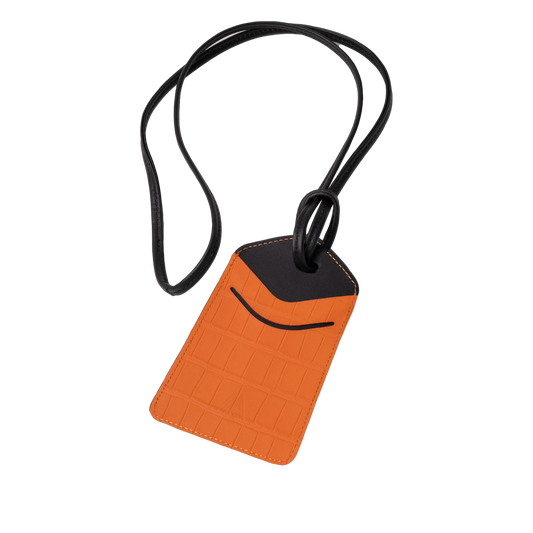 Orange ID-Card Holder