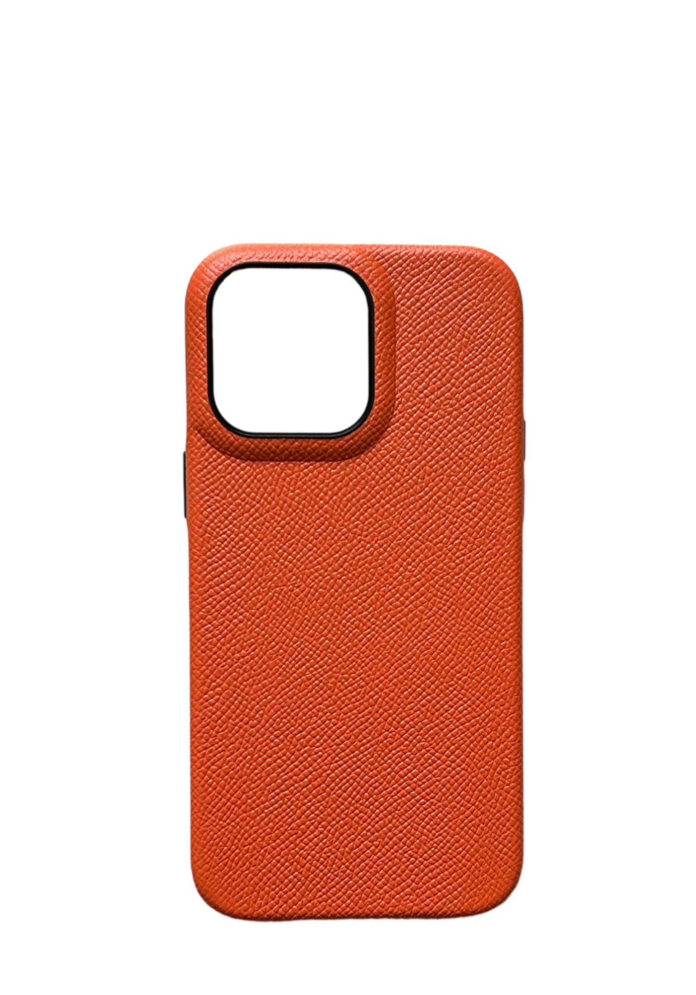 Orange Epsom Leather Strapless Case