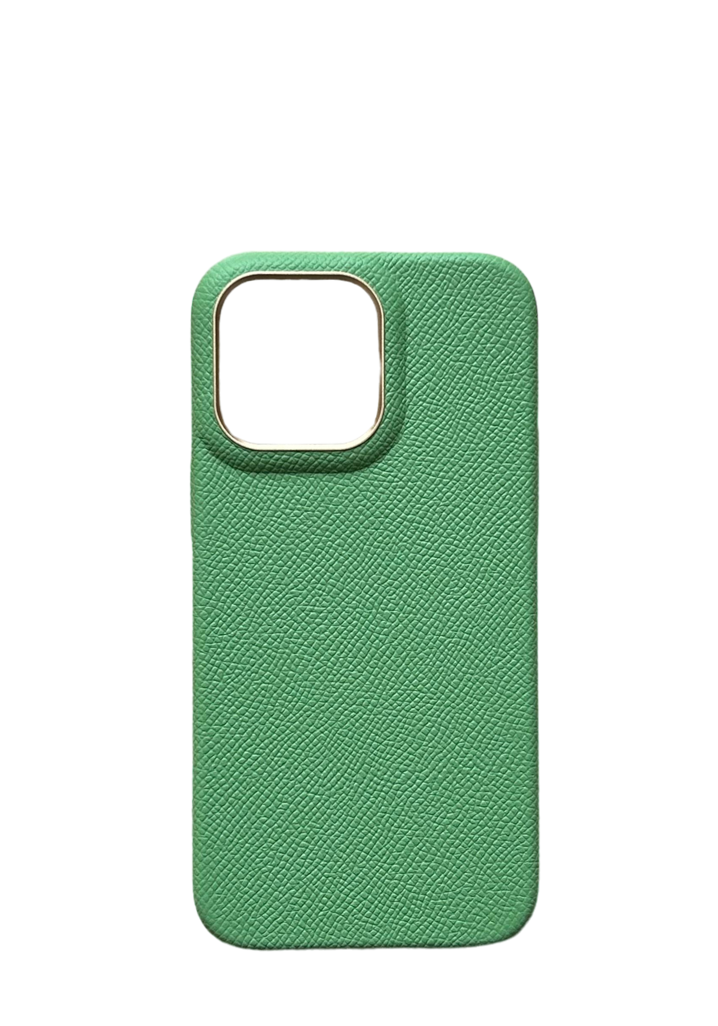 Lime Green Epsom Leather Strapless Case