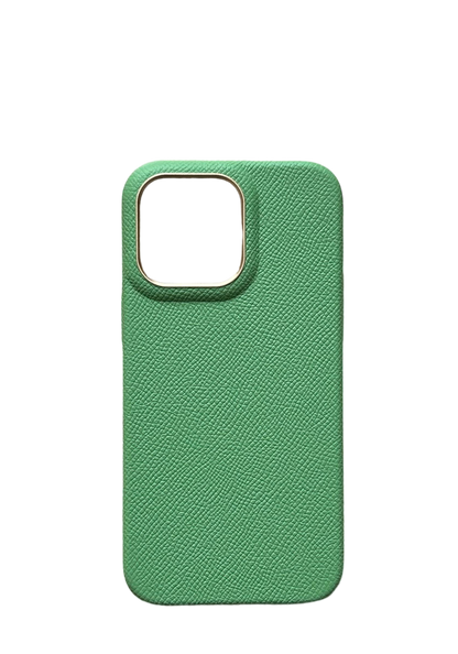 Lime Green Epsom Leather Strapless Case