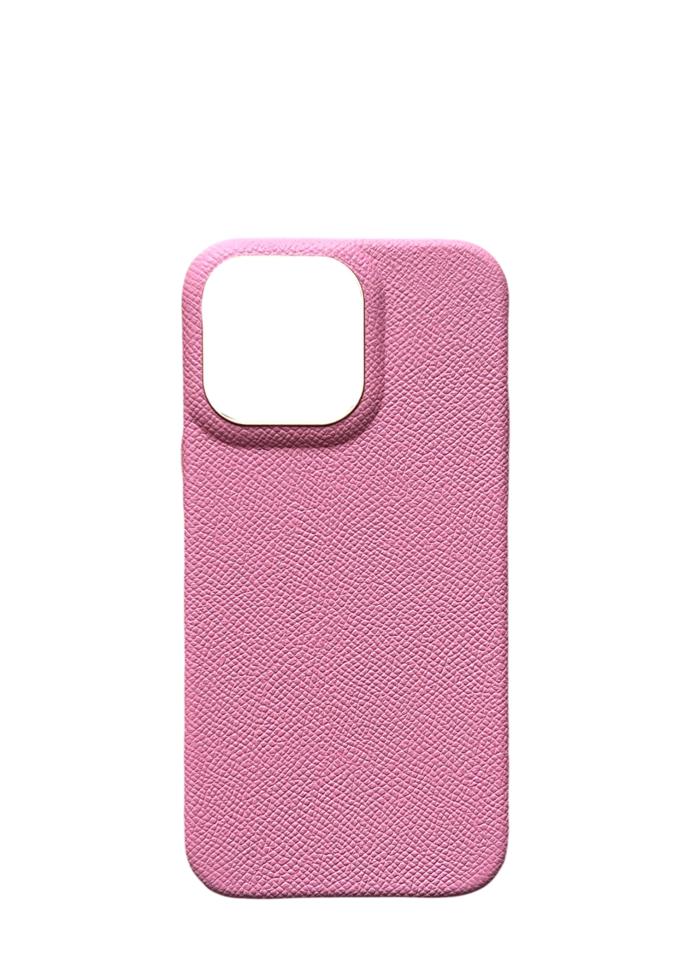 Pink Epsom Leather Strapless Case