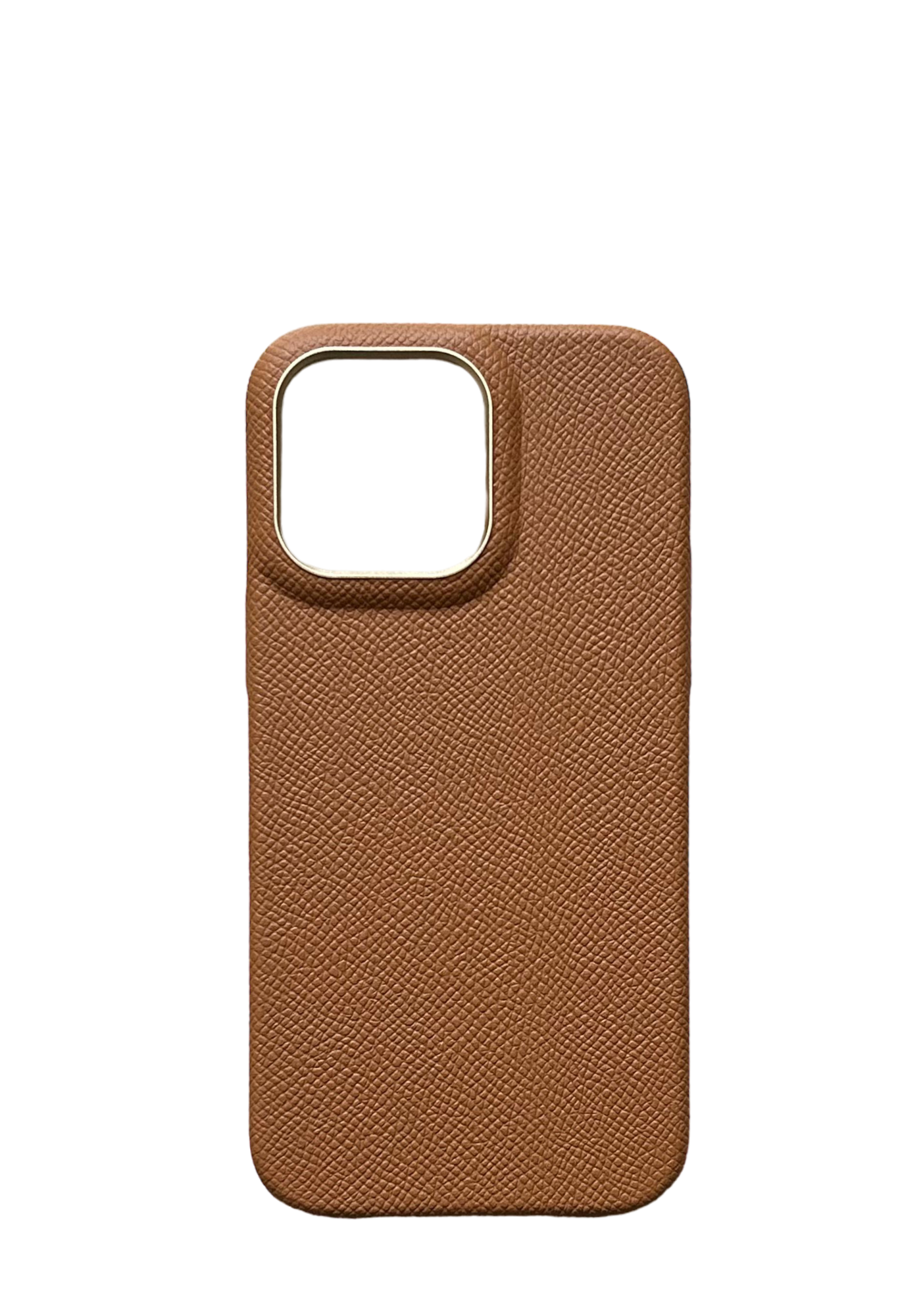 Brown Epsom Leather Strapless Case