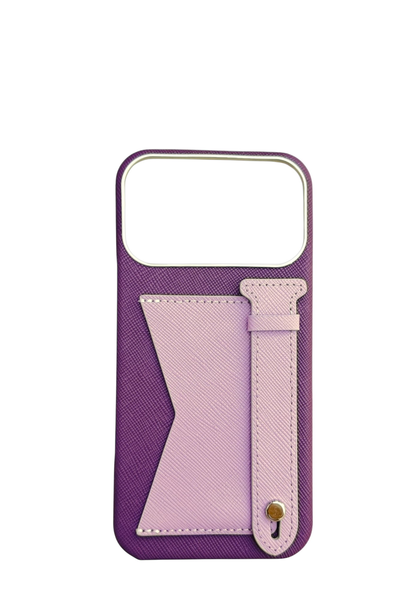 Purple / Lilac Strap And Pocket Case