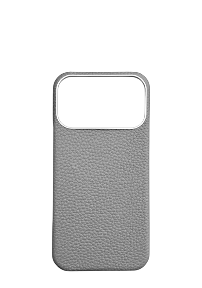 Gray Togo leather Strapless Case