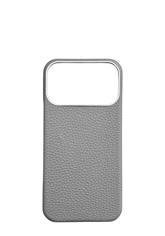 Gray Togo leather Strapless Case