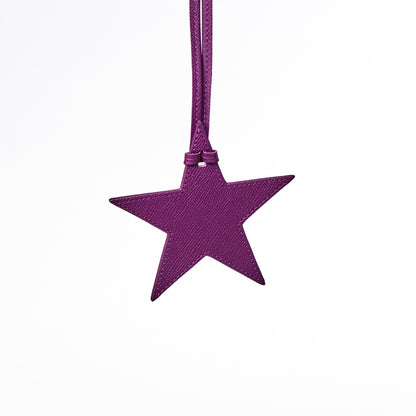 Star Leather Charm